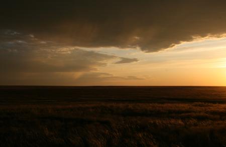 Sunset on the Steppes
