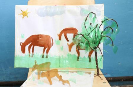 Children's Saiga Art