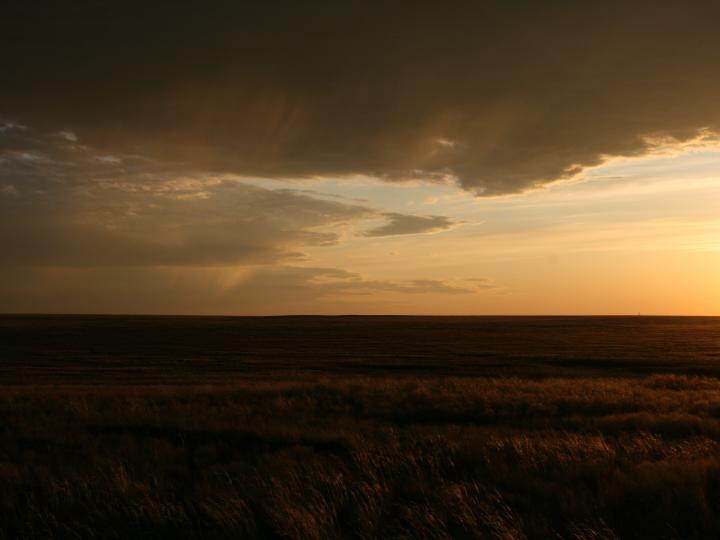 Sunset on the Steppes