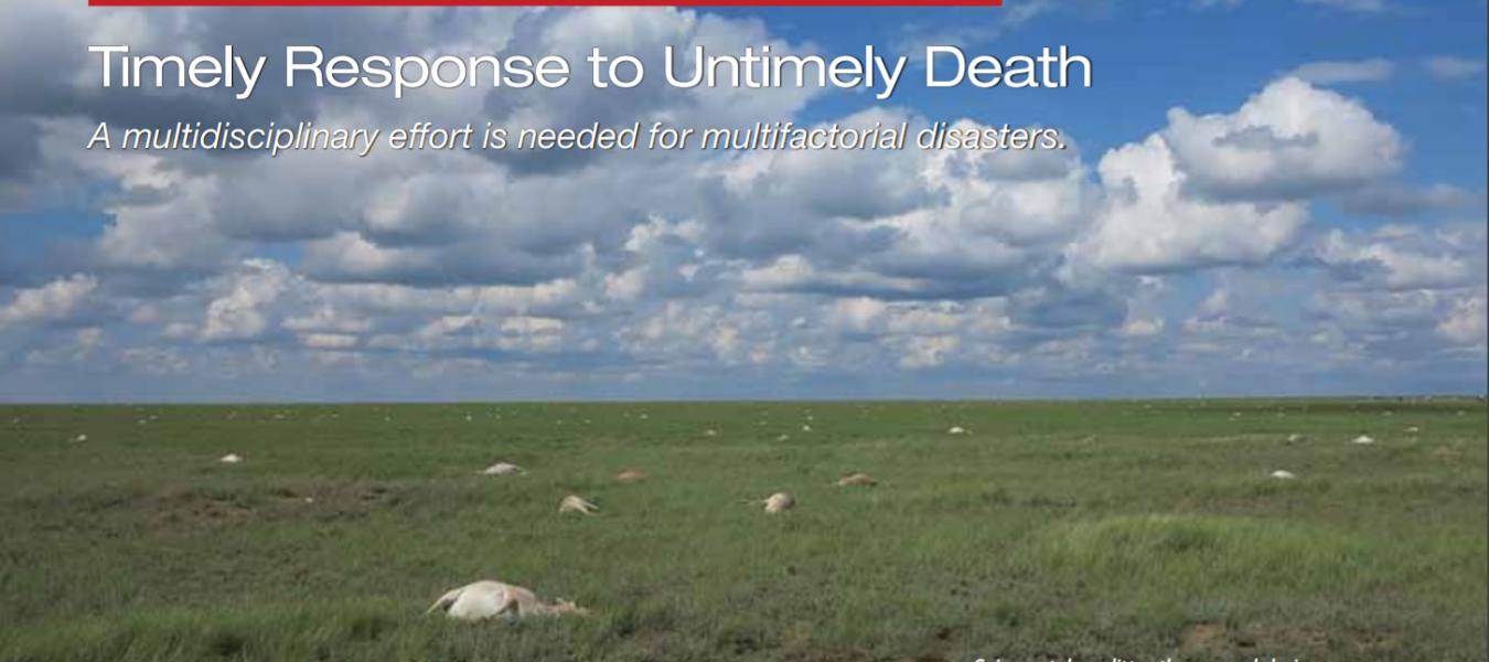 Field notes: Timely Response to Untimely Death A multidisciplinary effort is needed for multifactorial disasters.